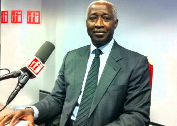 Raymond Ndong Sima, ancien Premier ministre gabonais. Photo : Anthony Lattier/RFI