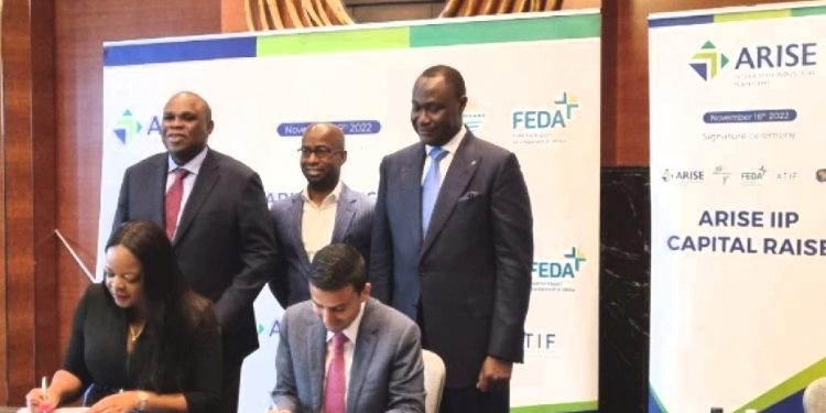ARISE IIP reçoit 85 millions de dollars auprès du Fonds pour le développement des exportations en Afrique (FEDA). © DR.