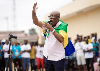 Présidentielle Gabon 2023 : Albert Ondo Ossa à Tchibanga, Mouila et Lambaréné © Le Confidentiel.