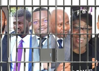 Noureddin Bongo Valentin et sa bande écroués à la prison centrale de Libreville, crédit/ Le Confidentiel