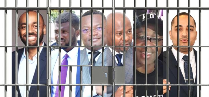 Noureddin Bongo Valentin et sa bande écroués à la prison centrale de Libreville, crédit/ Le Confidentiel