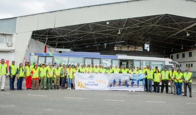 Journée sécurité 2023 : l’Aéroport De Libreville (ADL) et ses partenaires œuvrent pour un objectif commun de zéro accident / DR.