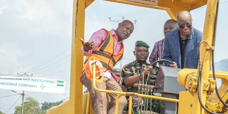 Axe routier frontalier Gabon-Guinée Equatoriale : Oligui Nguema lance les travaux de construction  / Montage Le Confidentiel.