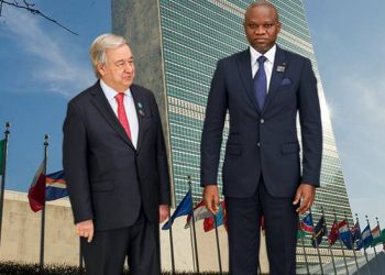 Gabon/ONU : Brice Clotaire Oligui Nguema attendu aux Etats-Unis par António Guterres / Montage Le Confidentiel.